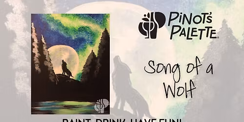 $30 Song of a Wolf Family Painting