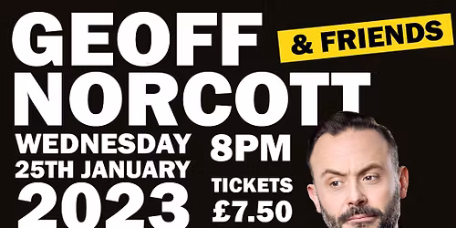 Geoff Norcott at Huntingdon Hall
