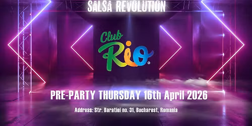 Pre-Party Bucharest Salsa Revolution 2026