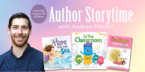 Author Storytime with Andrew Hacket
