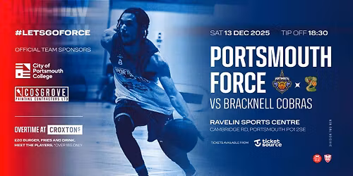 Portsmouth Force vs Bracknell Cobras