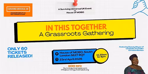 In This Together: A Grassroots Gathering at House of MOBO