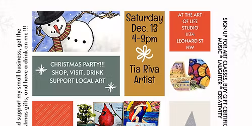 CHRISTMAS ART PARTY!!!!