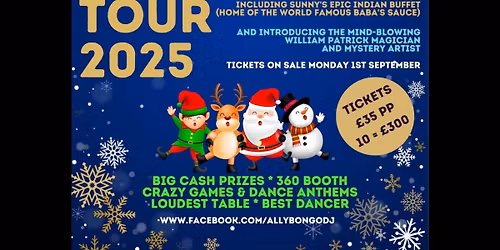 THE XMAS BOOZY BINGO TOUR 2025