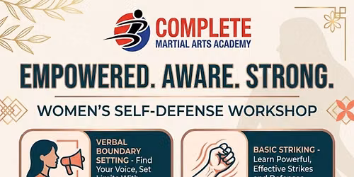 Empowered. Aware. Strong. | Women's Self-Defense Workshop