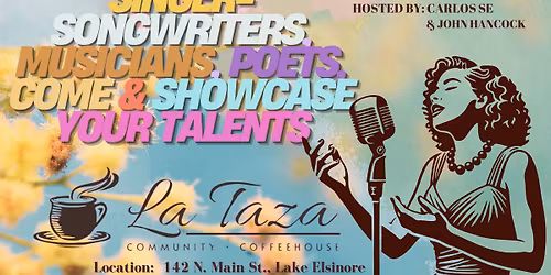 Caf\u00e9 & Cultura Open Mic Night