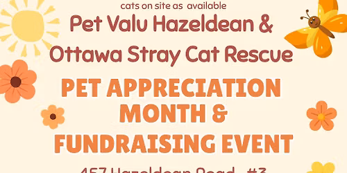 Pet Appreciation & Fundraising Event at Pet Valu Hazeldean