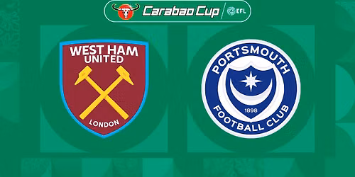 West Ham United vs Portsmouth at London Stadium