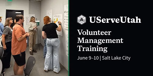 Volunteer Management Training: Salt Lake City