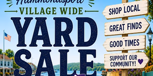 Hammondsport's Village Wide Yard Sales