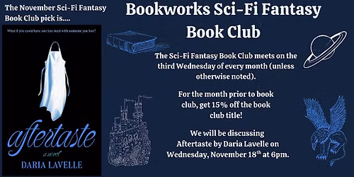November Sci-Fi Fantasy Book Club