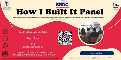 How I Built It Panel