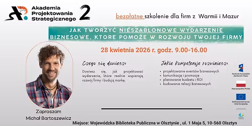 Szkolenie: Jak tworzy\u0107 nieszablonowe wydarzenie biznesowe