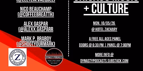 Covering Chicago Music + Culture | FREE PANEL