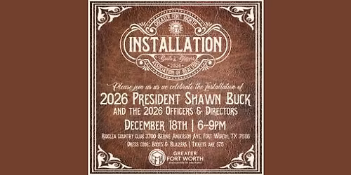 2026 GFWAR Installation