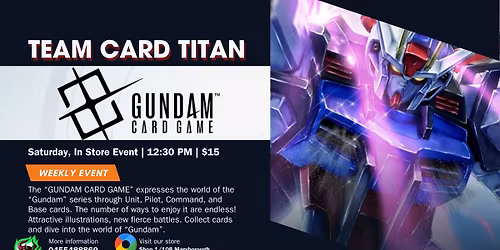 Gundam Card Game! Weekly Event!