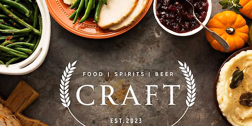 Thanksgiving at Craft, To Go