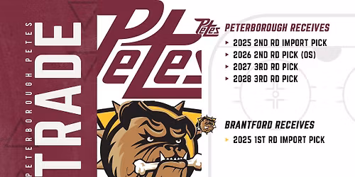 Peterborough Petes vs. Brantford Bulldogs