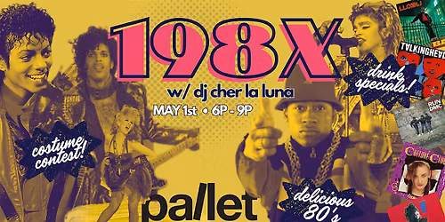 80's Night at Pallet Brewing Maplewood w\/ DJ Cher La Luna