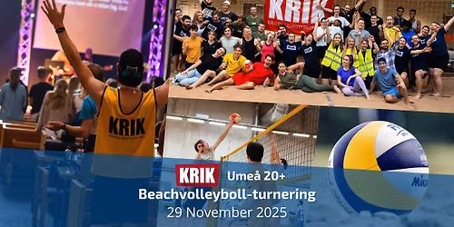 KRIK Ume\u00e5 20+ Beachturnering 2025 