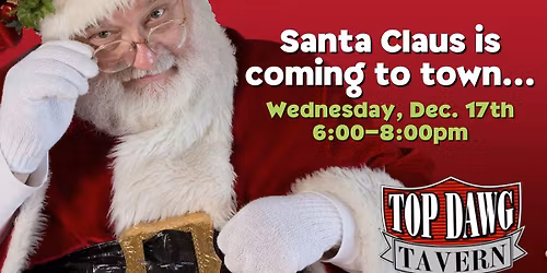Santa Claus at Top Dawg Tavern