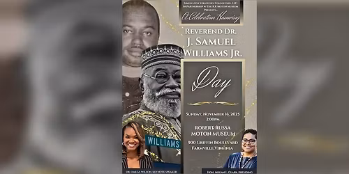 Rev. Dr. J. Samuel Williams Day