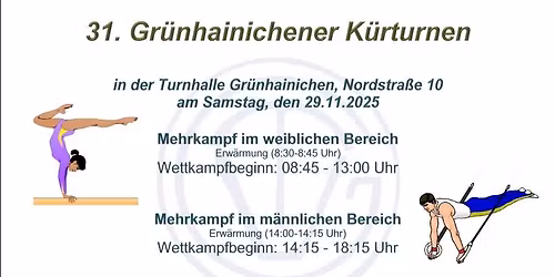 31. Gr\u00fcnhainichener K\u00fcrturnen