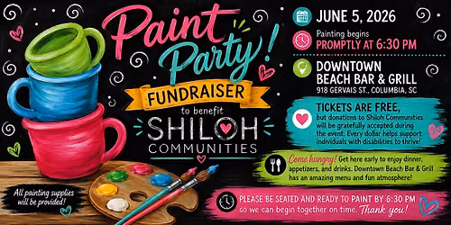 Paint with a Purpose Fundraiser to benefit Shiloh Communities
