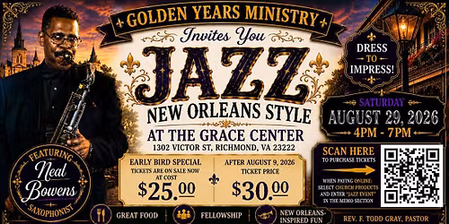 \ud83c\udfb7\u2728 A Night of Jazz\u2026 New Orleans Style! \u2728\ud83c\udfb7