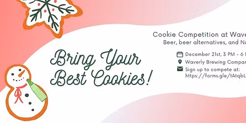 2025 Cookie Competition at Waverly Brewing!