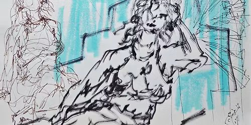 BORDER SITUATIONS EXHIBITION | Parallel Selves | Guided meditative drawing with Sarah Diefallah 