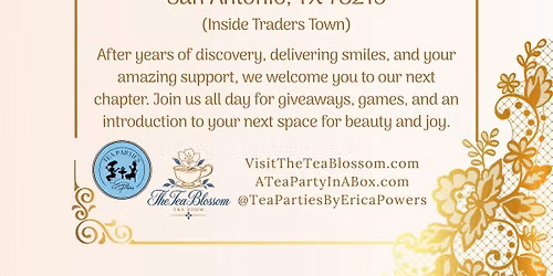 The Tea Blossom Tea Room Grand Opening Event