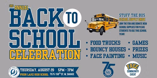 3rd Annual Back to School Celebration