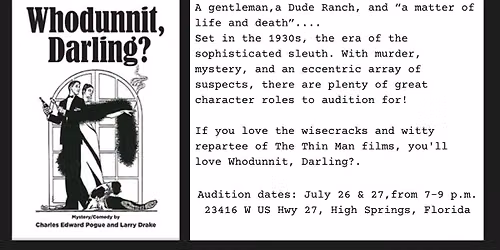 Whodunnit, Darling? Auditions