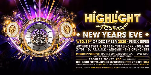 Highlight Festival New Years Eve - 31\/12\/2025