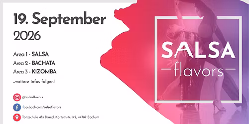 Salsa, Bachata & Kizomba Flavors