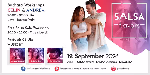 Salsa, Bachata & Kizomba Flavors