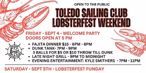 TSC Lobsterfest Weekend - Open to the Public