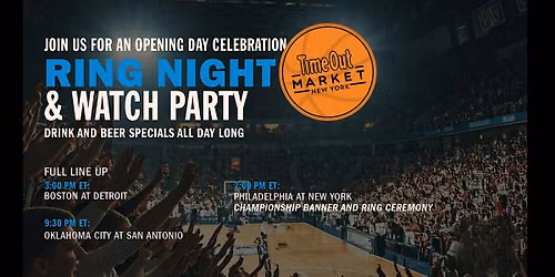 NBA Opening Day Celebration at Time Out Market