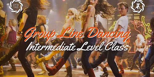 Intermediate Group Line Dance Class (Level 2)