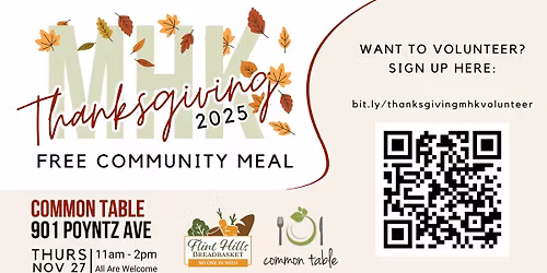 Community Thanksgiving Meal