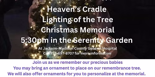 Lighting of the Tree Christmas Memorial