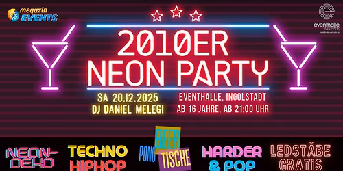 NEONPARTY mit Hits von 2010 bis 2025