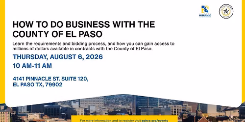How to do business with the county of El Paso 