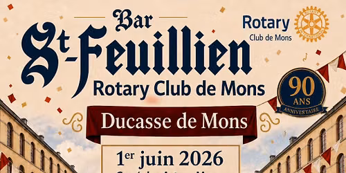 Traditionnel bar St-Feuillien du lundi d\u00e9 Ducasse
