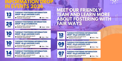 Tuesday Fostering Information Drop-In