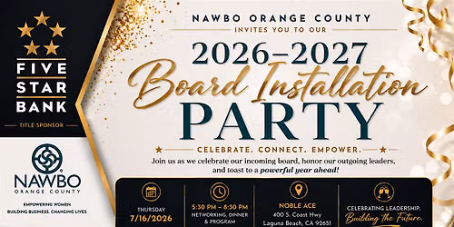 NAWBO-OC Board Installation Celebration