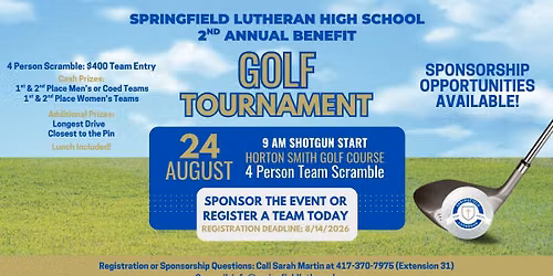 SLHS 2nd Annual Benefit Golf Tournament