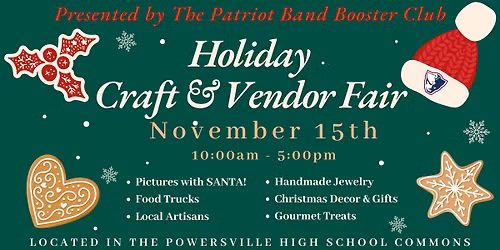 First Annual Holiday Vendor and Craft Fair