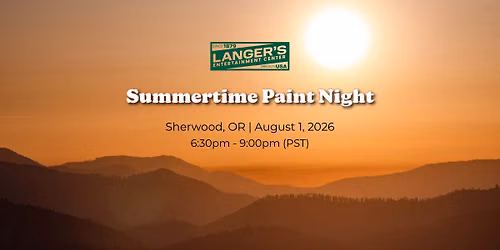 Summertime Paint Night